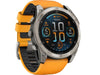 GARMIN Montre de sport Fenix 8 AMOLED Sapphire, 51 mm Orange