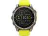 GARMIN Montre de sport Fenix 8 Solar Sapphire, 47 mm Jaune