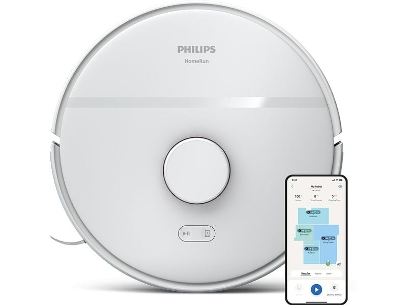 Philips Saug- und Wischroboter HomeRun Weiss