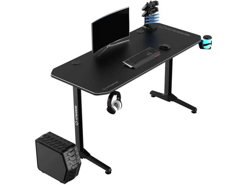 Ultradesk Table de jeu Frag Noir