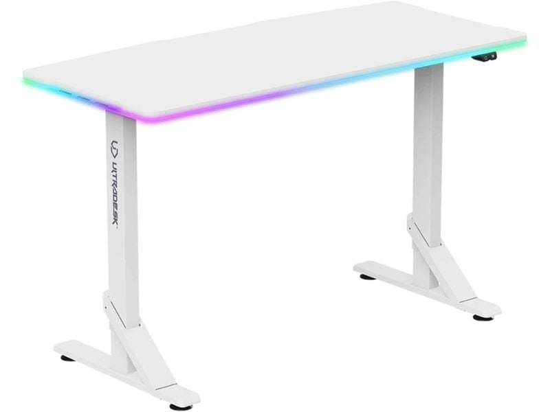 Ultradesk Table de jeu Iron Blanc