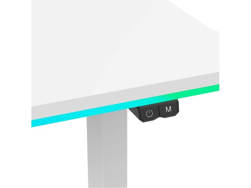 Ultradesk Table de jeu Iron Blanc