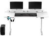 Ultradesk Table de jeu Higlander XXL Blanc