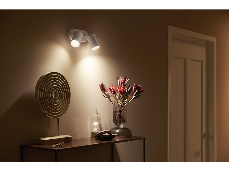 Philips Hue White & Color Ambiance Fugato 2er-Spot Weiss