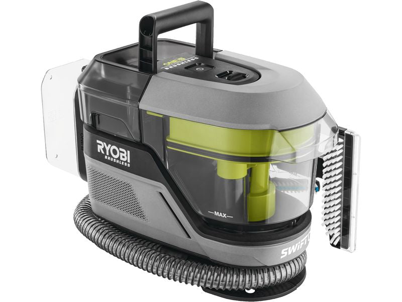 RYOBI Nettoyeur de textilles sans fil Pro RDC18BL-0 sans batterie ni chargeur