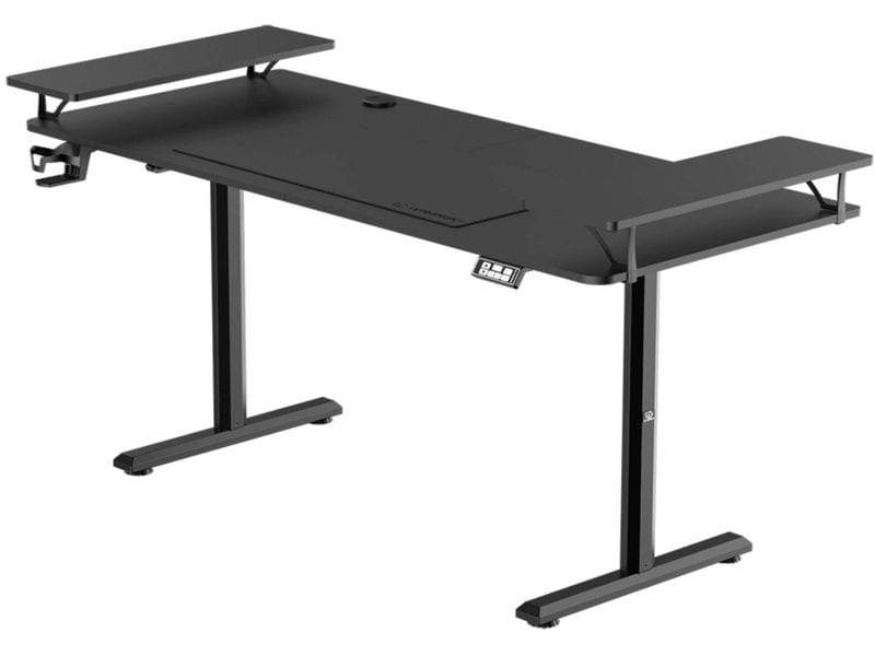 Ultradesk Table de jeu Highlander XXL Noir