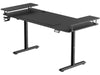 Ultradesk Gaming Tisch Higlander XXL Schwarz