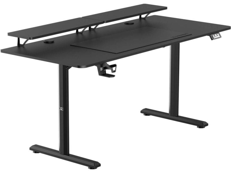 Ultradesk Gaming Tisch Higlander XXL Schwarz