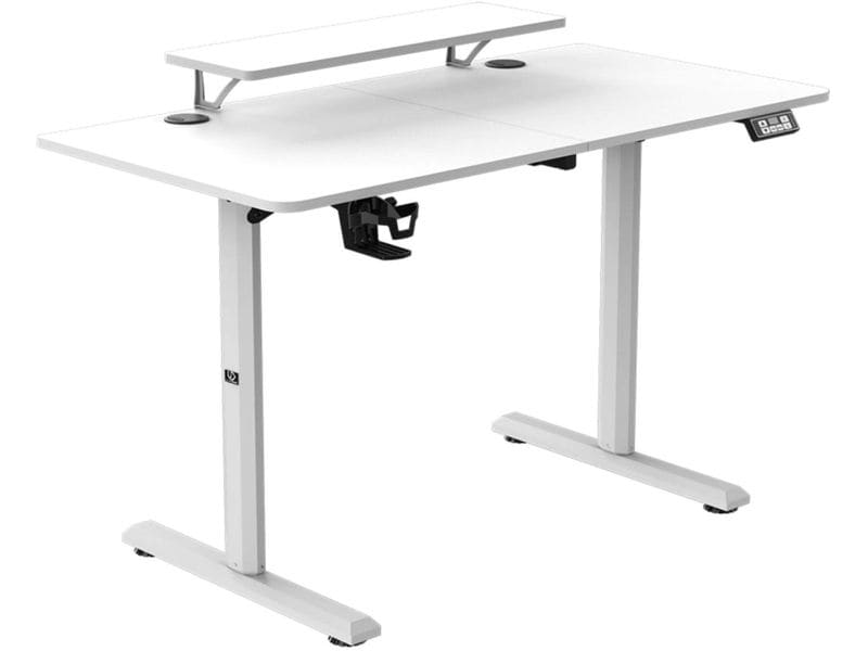 Ultradesk Gaming Tisch Higlander Weiss