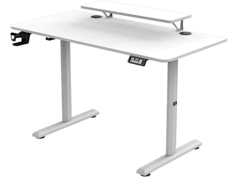 Ultradesk Gaming Tisch Higlander Weiss