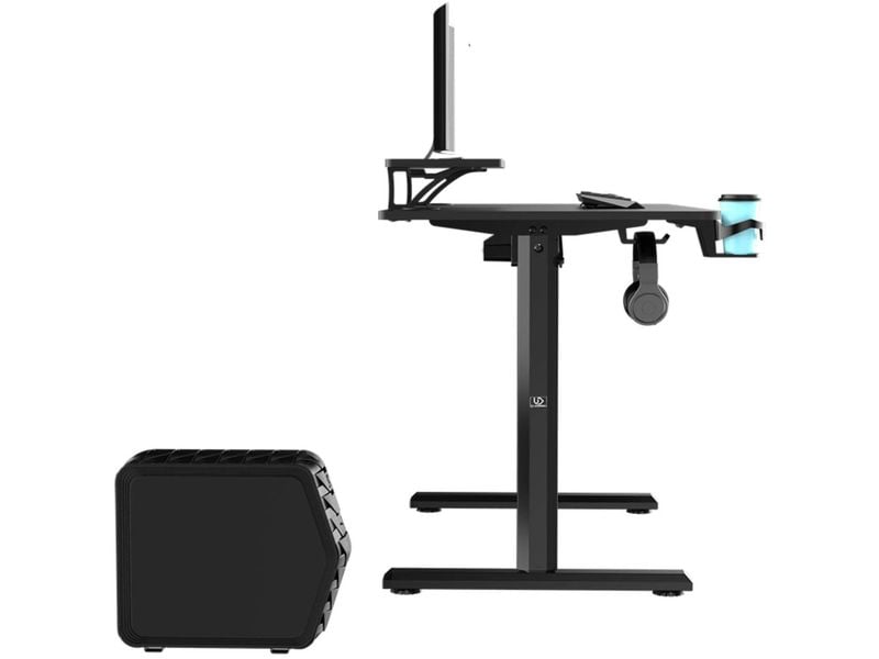 Ultradesk Gaming Tisch Higlander Schwarz