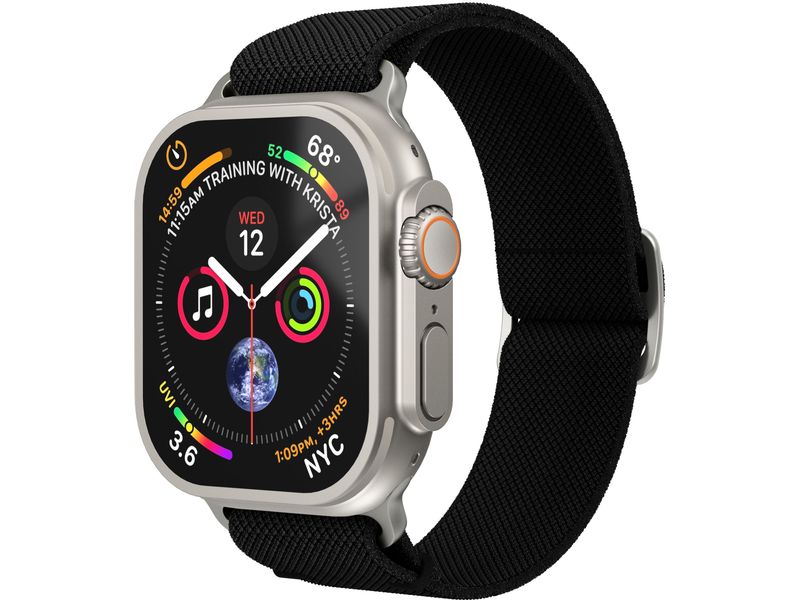 Vonmählen Bracelet Classic Nylon Loop Apple Watch 42/44/45/49 mm Black