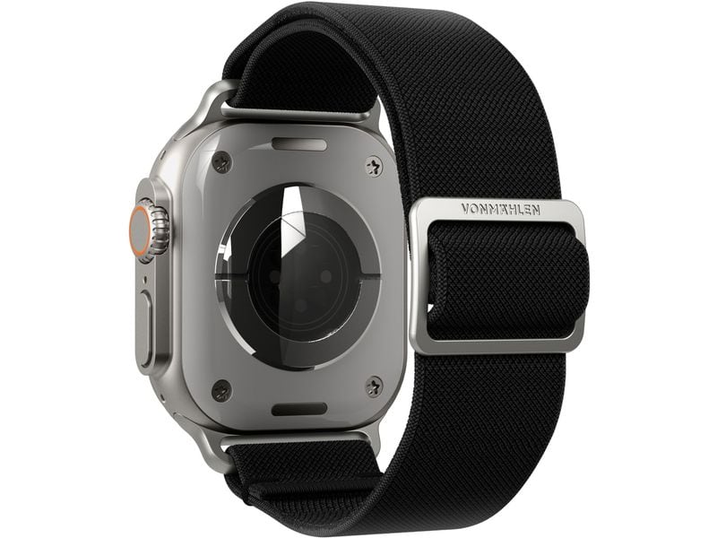 Vonmählen Bracelet Classic Nylon Loop Apple Watch 42/44/45/49 mm Black