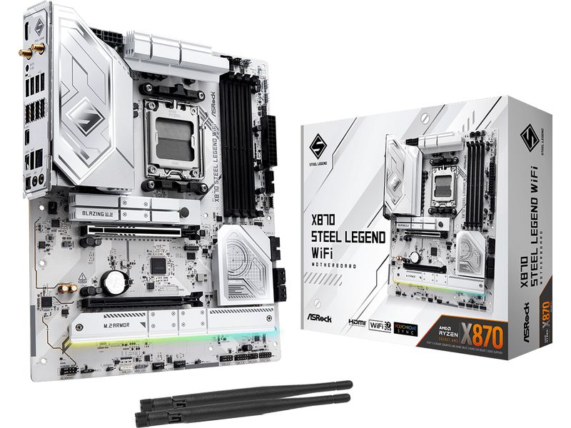 ASRock Carte mère X870 Steel Legend Wifi