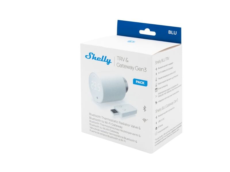 Shelly Smarter Thermostat 1 BLU TRV