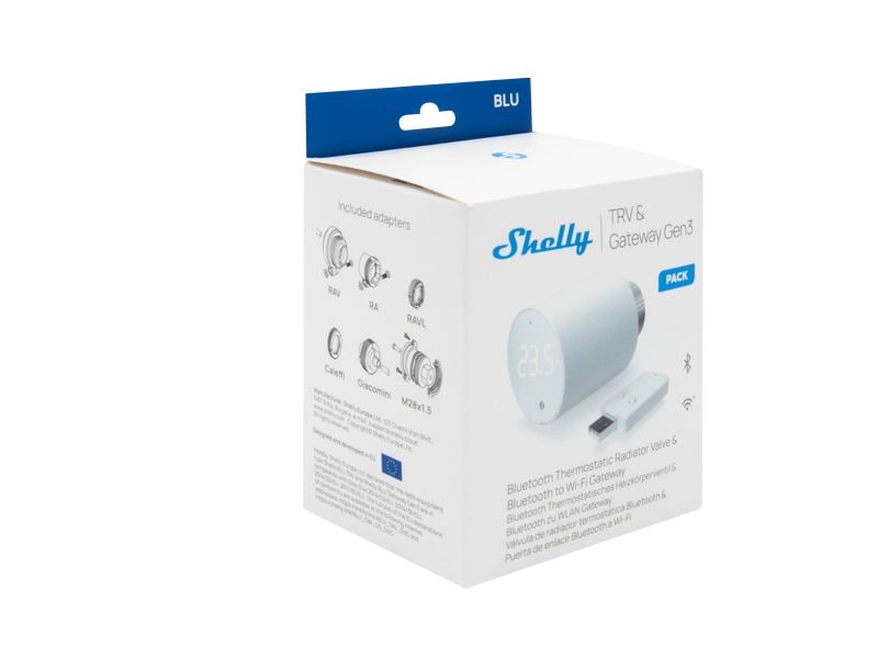 Shelly Smarter Thermostat 1 BLU TRV