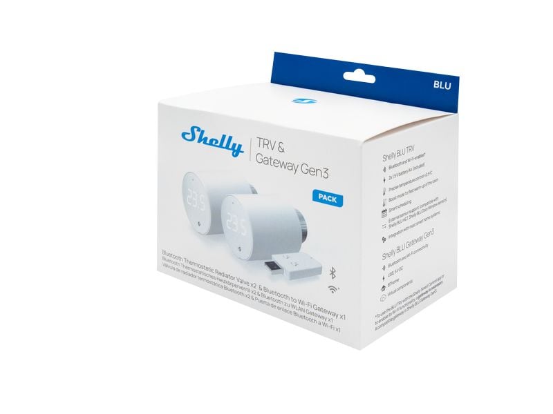 Shelly Smarter Thermostat 2 BLU TRV