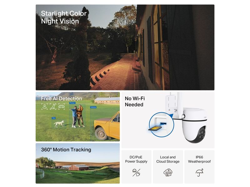 TP-Link Netzwerkkamera Tapo C501GW