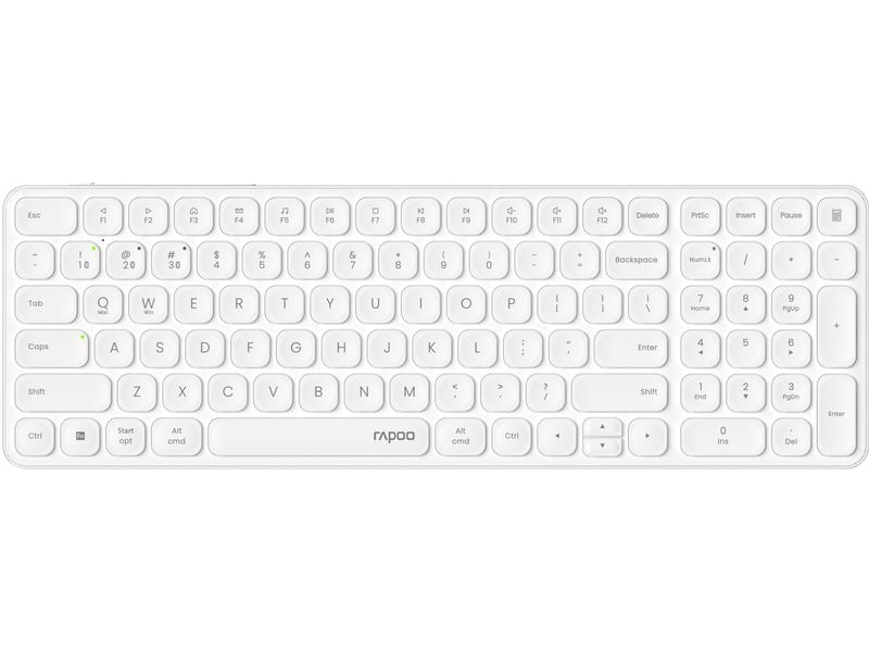 Rapoo Clavier radio E9710 Blanc