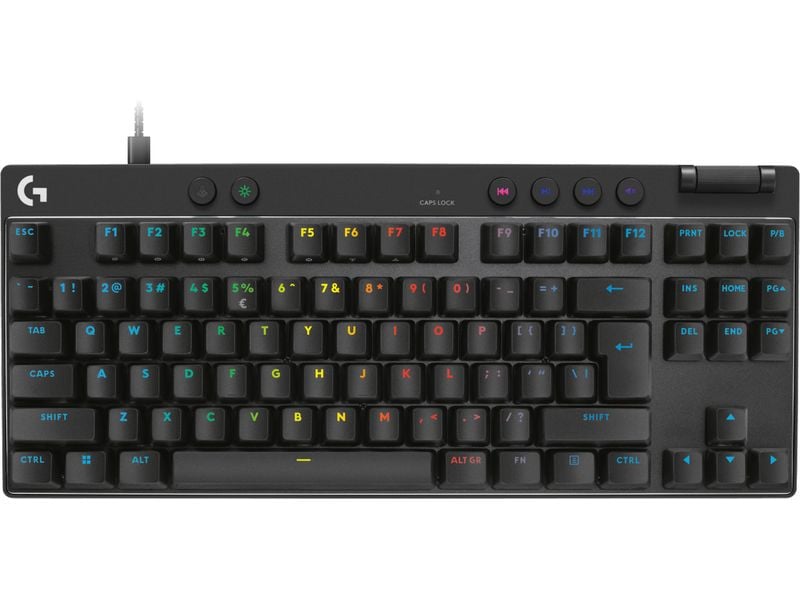 Logitech Clavier de gaming Pro X TKL Rapid Noir
