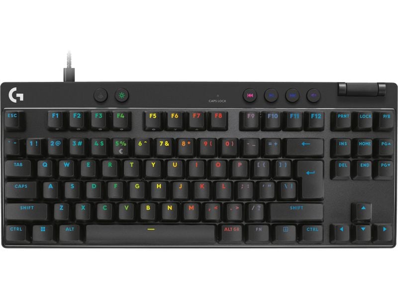 Logitech Gaming-Tastatur Pro X TKL Rapid Schwarz