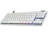 Logitech Clavier de gaming Pro X TKL Rapid Blanc