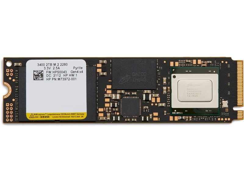 HP SSD 2 TB M.2 M.2 2280 NVMe 2000 GB