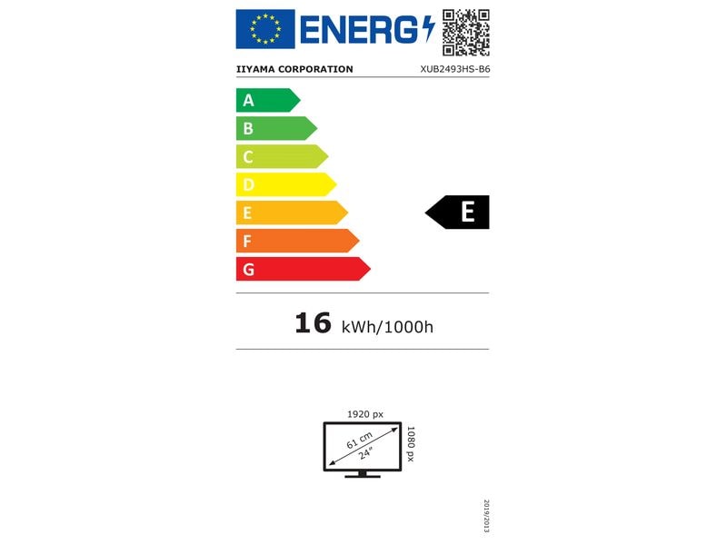 Le titre en français serait : Moniteur iiyama ProLite XUB2493HS-B6.