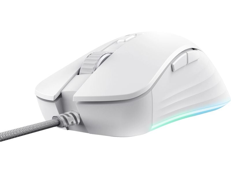 Trust Souris de gaming GXT924W YBAR+ Blanc