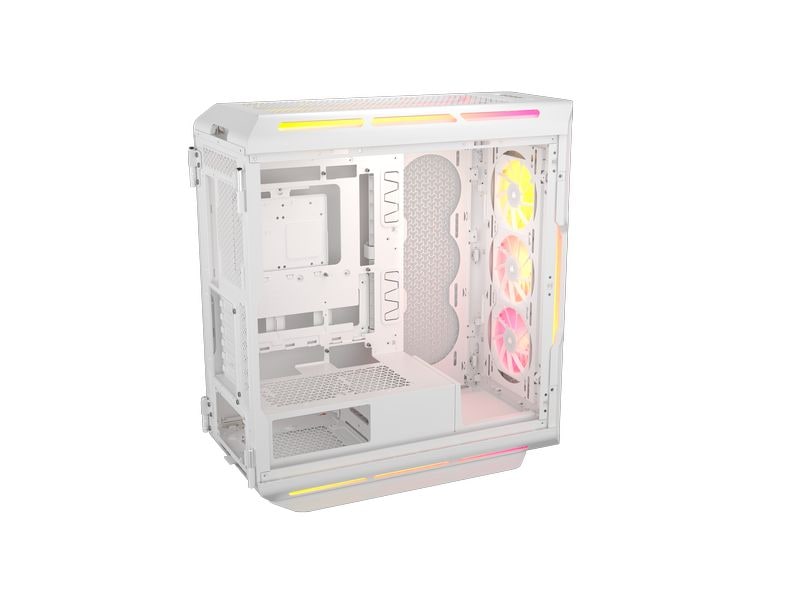 Corsair Boîtier d’ordinateur 5000T LX RGB TG Blanc