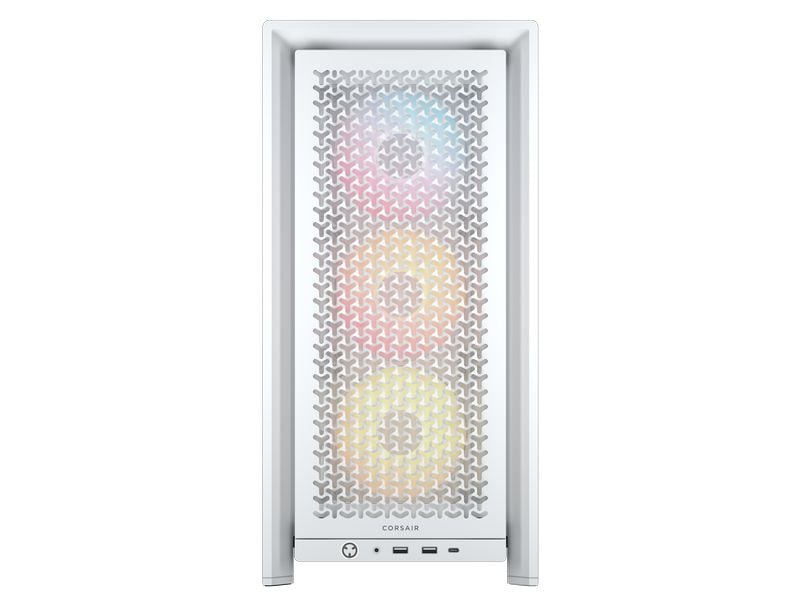 Corsair Boîtier d’ordinateur Frame 4000D RS ARGB Blanc