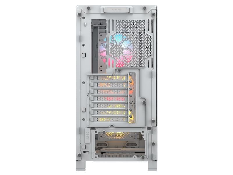 Corsair Boîtier d’ordinateur Frame 4000D RS ARGB Blanc