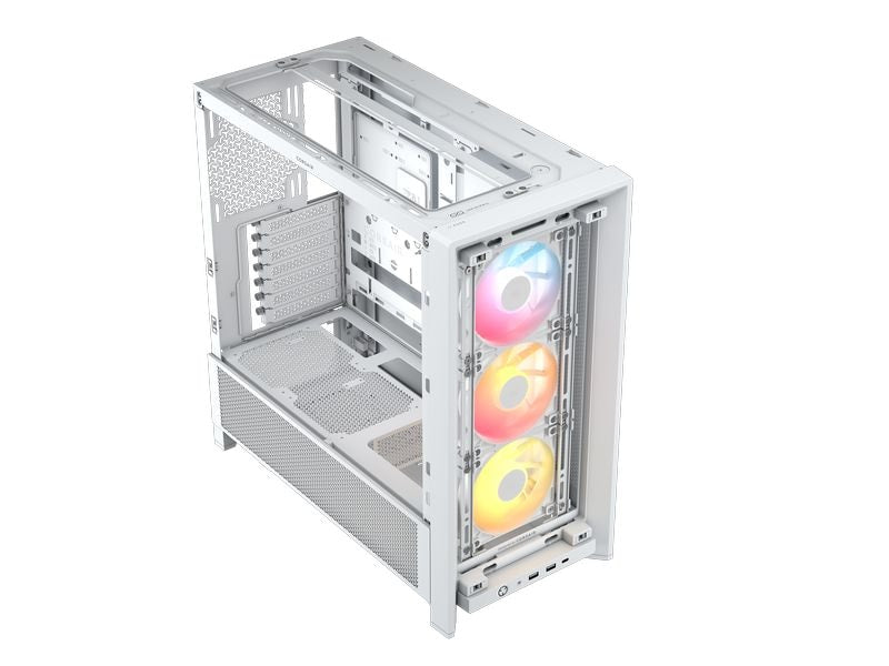 Corsair Boîtier d’ordinateur Frame 4000D RS ARGB Blanc