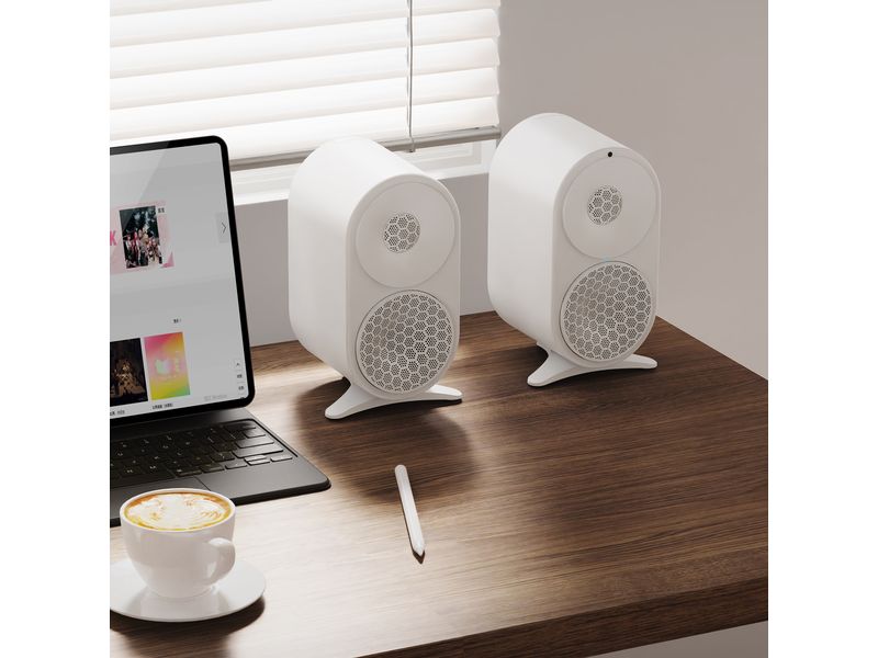 Shanling Regallautsprecher Paar S0 Weiss