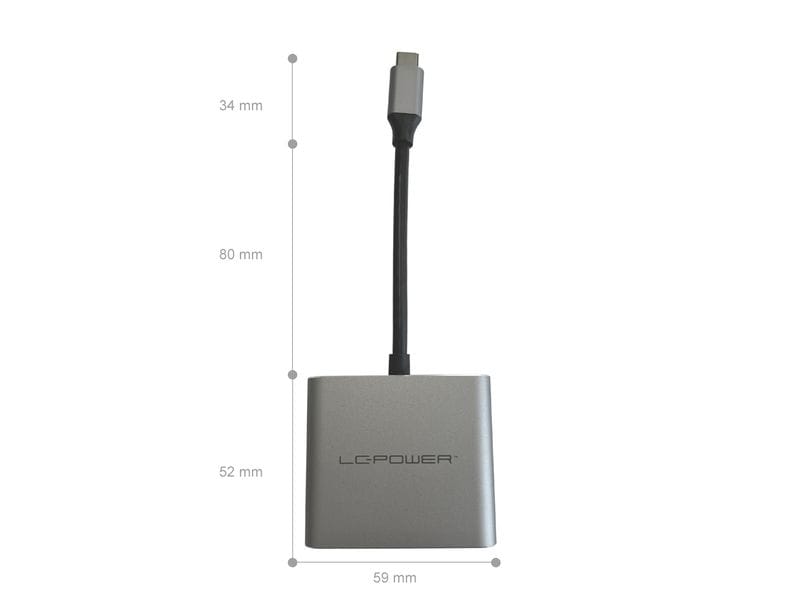 LC-Power Dockingstation LC-HUB-C-multi-4 V2