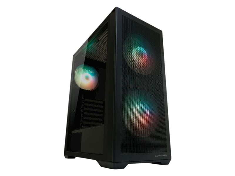 LC-Power PC-Gehäuse Gaming 717B – Meshwork_L Dark