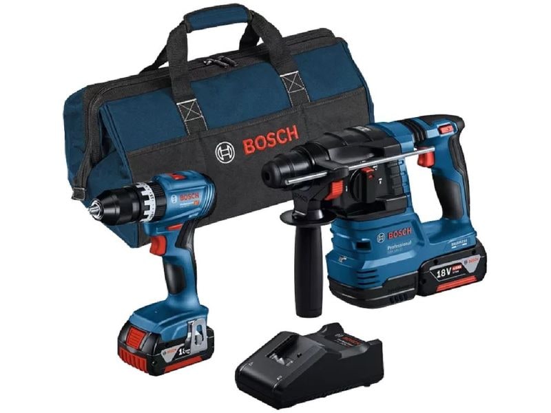 Bosch Professional Set di utensili per batteria 18 V Combo Kit