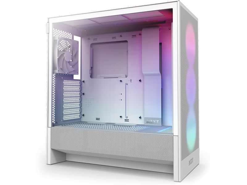 NZXT PC-Gehäuse H5 Flow RGB Weiss