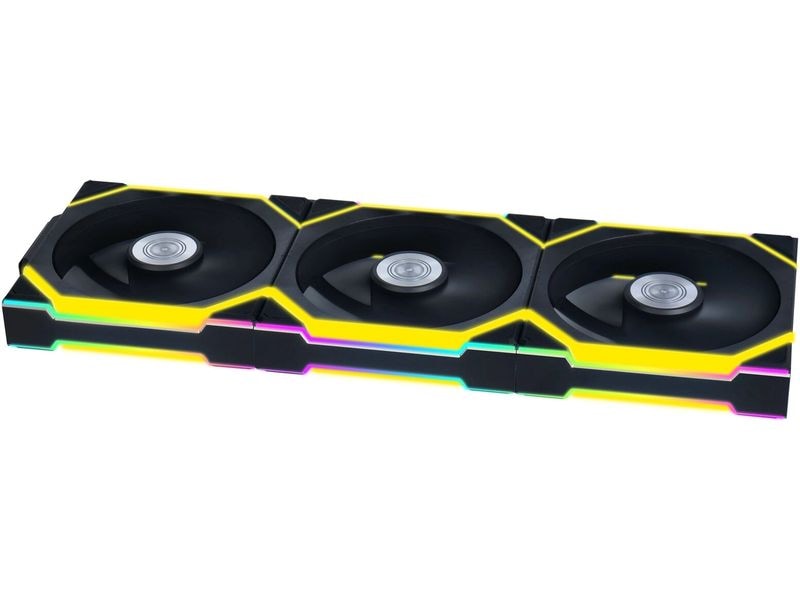 Lian Li PC-Lüfter UNI FAN SL 120 3-er Pack inkl. Controller Schwarz