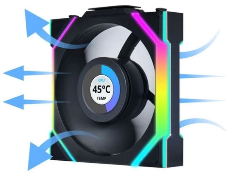 Lian Li PC-Lüfter UNI FAN SL 120 Reverse Blade 3er-Pack