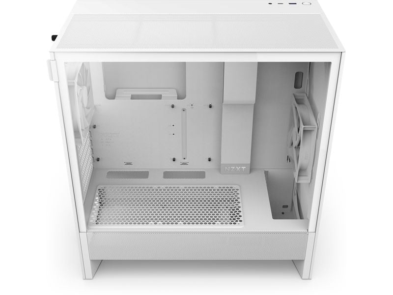 NZXT Boîtier d’ordinateur H5 Flow Blanc