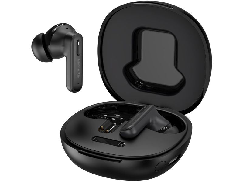 4smarts Écouteurs intra-auriculaires Wireless SkyBuds Screen ANC Noir