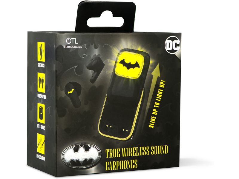 OTL Écouteurs True Wireless In-Ear Batman Slide Jaune; Noir