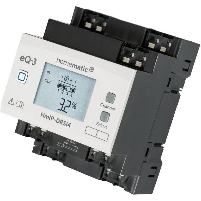 HomeMatic IP Funk-Schaltaktor für Hutschienenmontage 4-fach