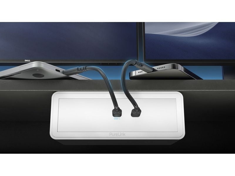 PureLink Dockingstation Mediahub2 USB-C, Weiss