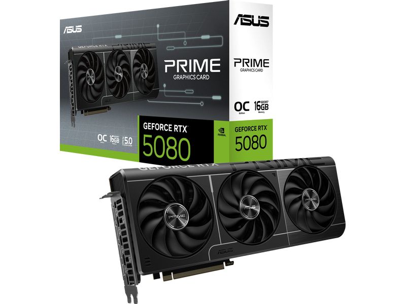 ASUS Grafikkarte Prime RTX 5080 - OC Edition 16 GB