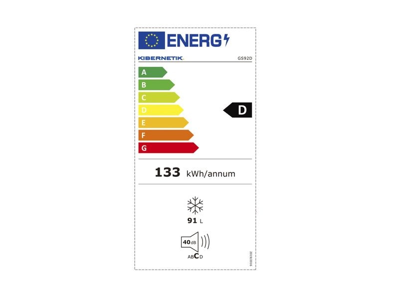 Kibernetik Congélateur GS92 Droite/Changeable