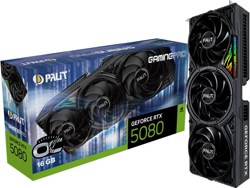 Palit Grafikkarte RTX 5080 GamingPro OC 16 GB