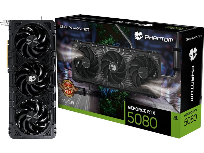 Gainward Grafikkarte RTX 5080 Phantom GS 16 GB