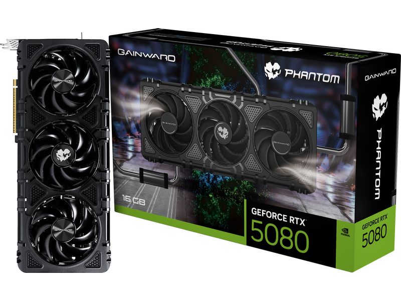 Gainward Grafikkarte RTX 5080 Phantom 16 GB